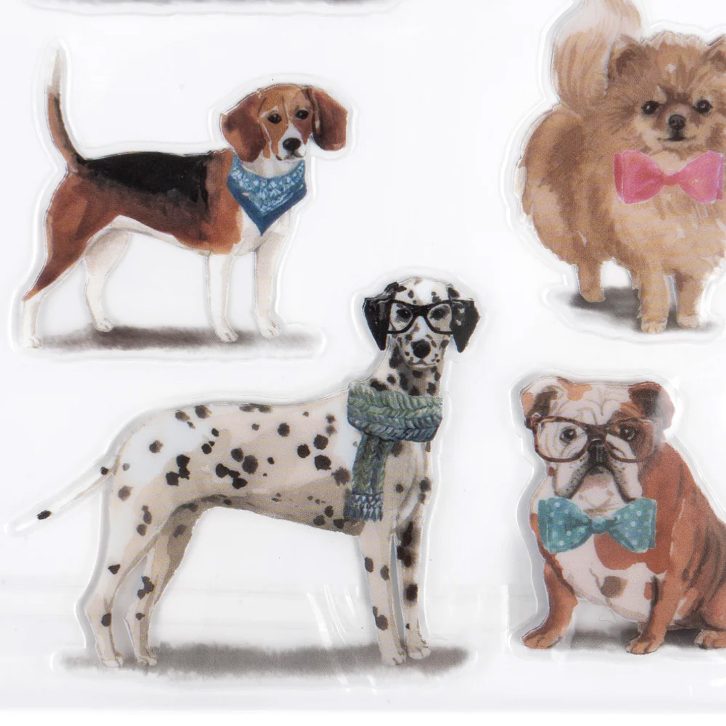 STICKERS 2 HOJAS PERROS  3