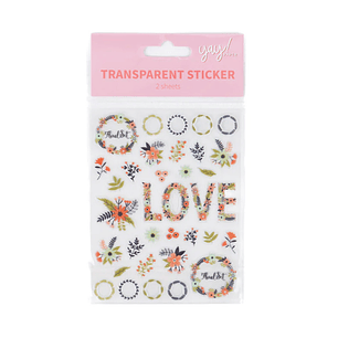 STICKERS 2 HOJAS LOVE 