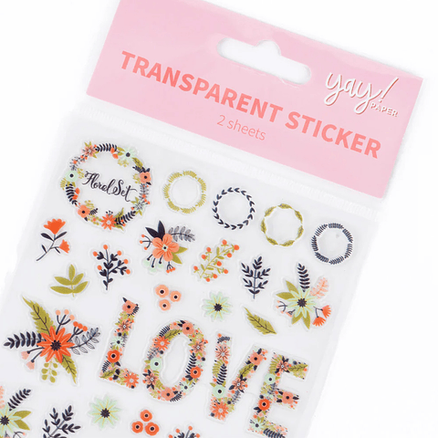 STICKERS 2 HOJAS LOVE 