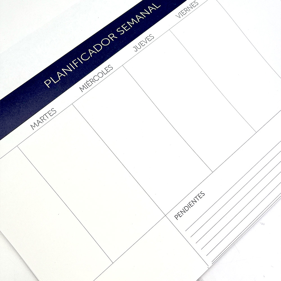 PLANIFICADOR SEMANAL AZUL  2