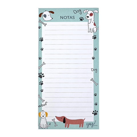 BLOCK MAGNÉTICOS LISTA PERRO 