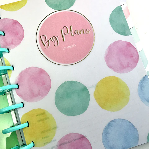 BIG PLANNER MODELO PUNTOS 12 MESES SIN FECHA 17X23CM
