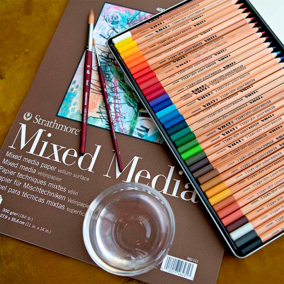 BLOCK PARA TÉCNICAS MIXTAS STRATHMORE 300 G/M2 1