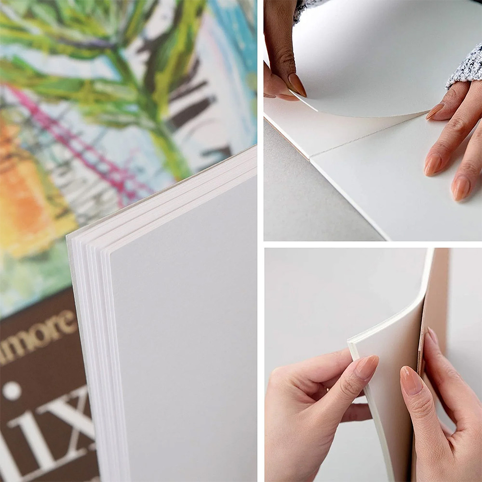 BLOCK PARA TÉCNICAS MIXTAS STRATHMORE 300 G/M2 4