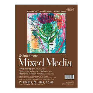 BLOCK PARA TÉCNICAS MIXTAS STRATHMORE 300 G/M2