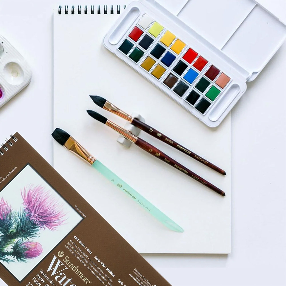 BLOCK PARA ACUARELA WATERCOLOUR STRATHMORE 300 G/M2 4