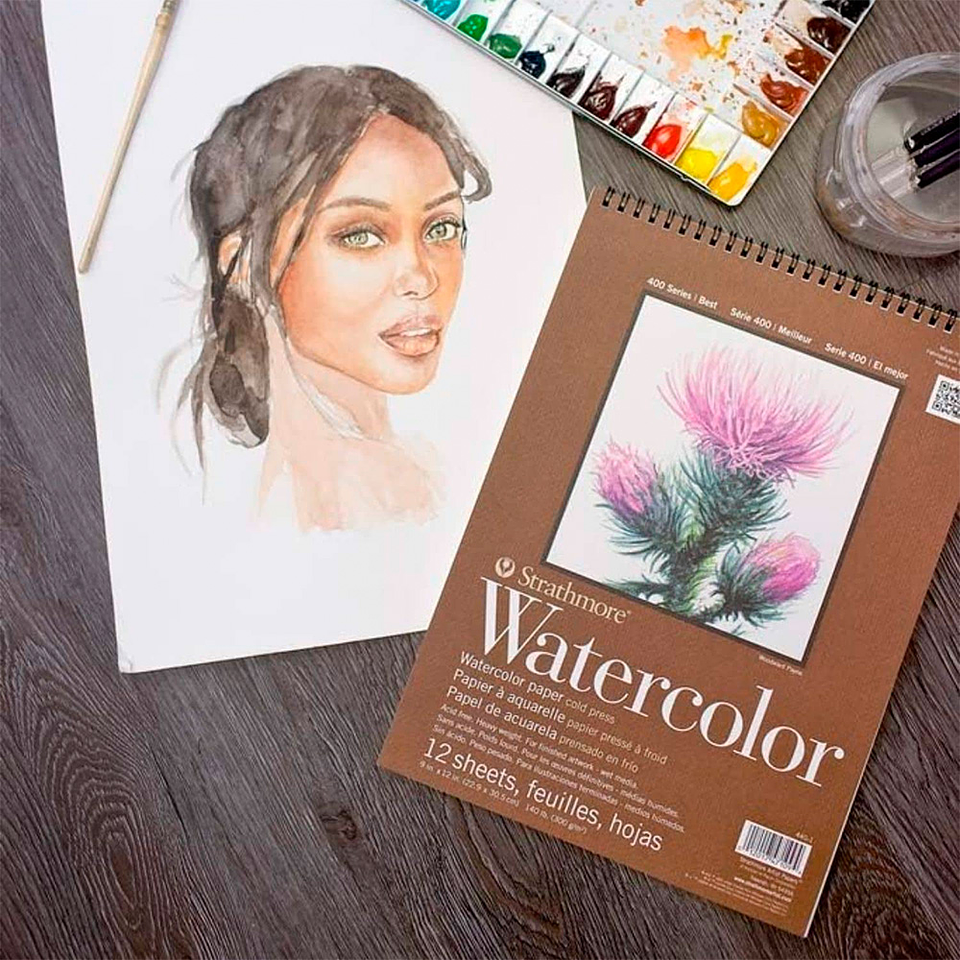 BLOCK PARA ACUARELA WATERCOLOUR STRATHMORE 300 G/M2 1