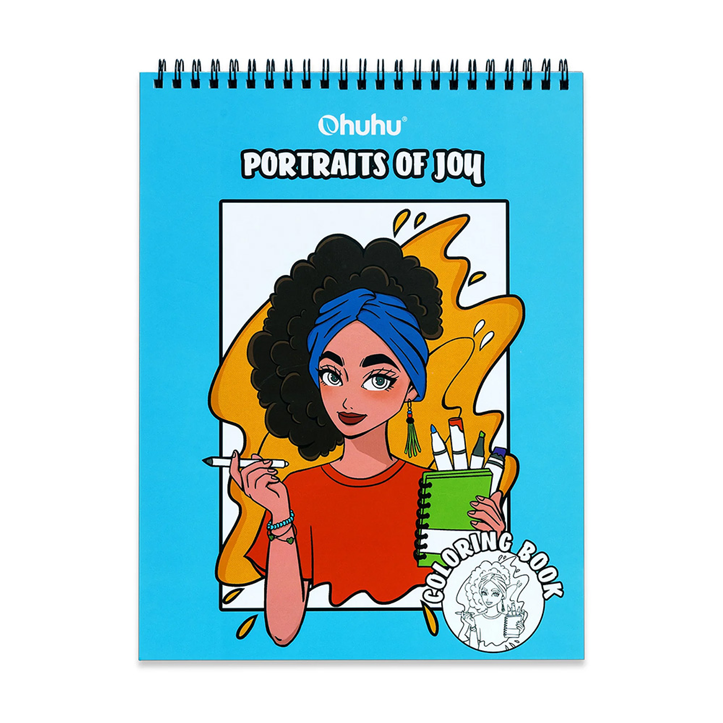 OHUHU BLOCK CON TEMAS DE PERSONAJES 25,4 x 20,32 CM 2