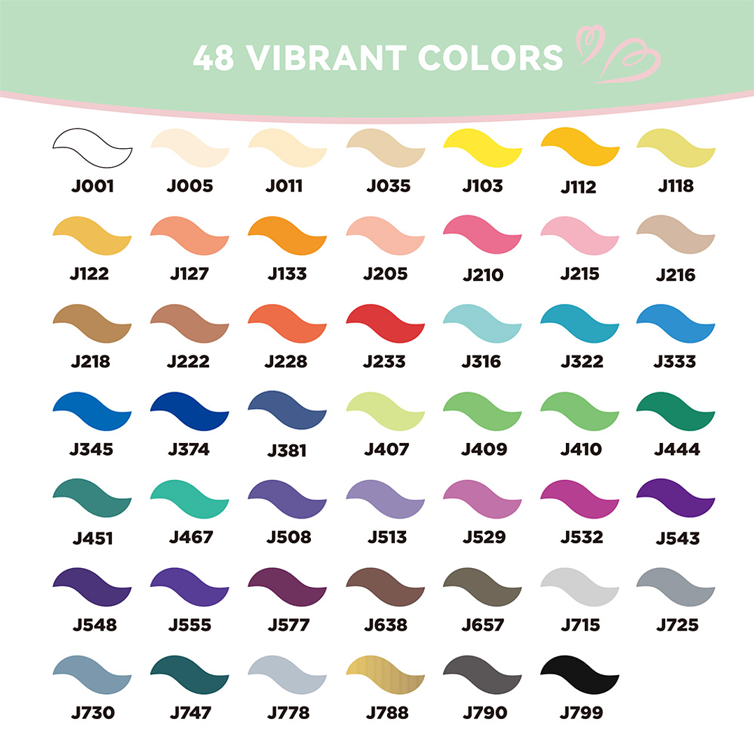 ARRTX MARCADORES DE ACCIÓN PINTURA ACRÍLICA 48 COLORES  5