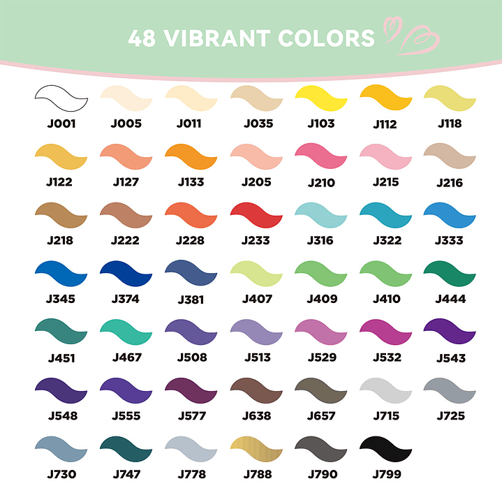 ARRTX MARCADORES DE ACCIÓN PINTURA ACRÍLICA 48 COLORES  5