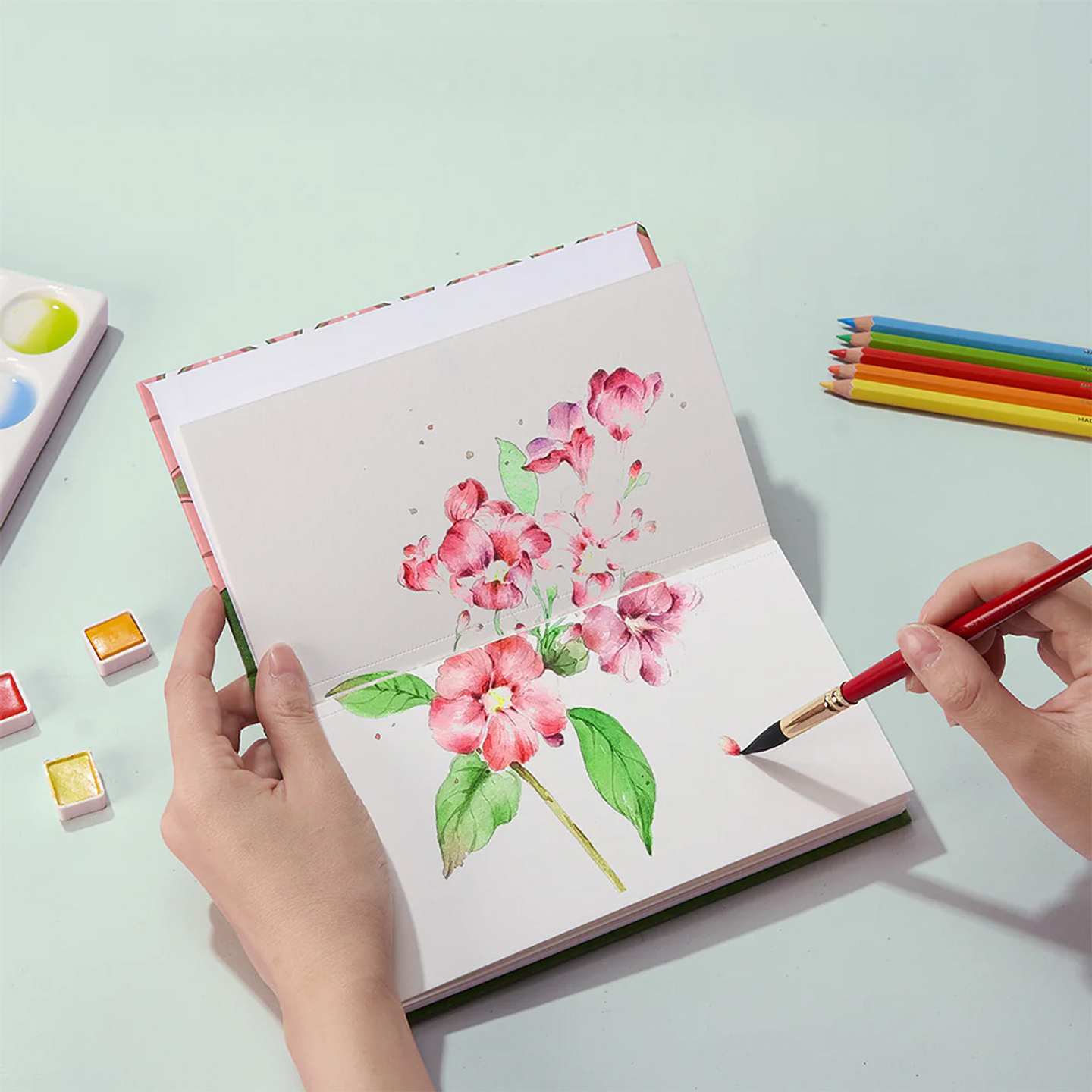 ARRTX CUADERNO PARA ACUARELA 24 PAGINAS 300 GRS  1