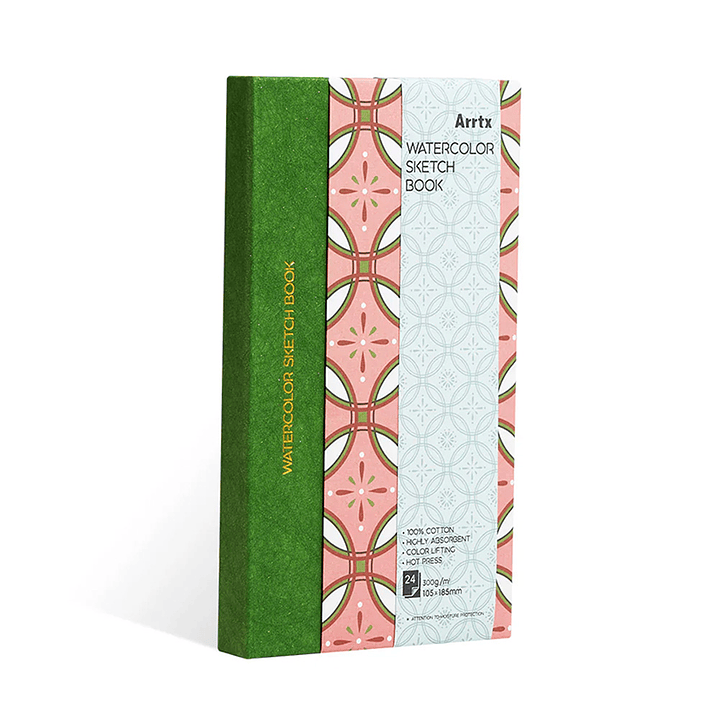 ARRTX CUADERNO PARA ACUARELA 24 PAGINAS 300 GRS  2