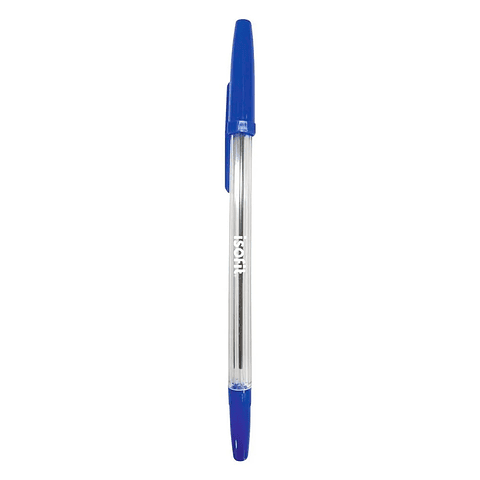 BOLÍGRAFO ISOFIT PUNTA MEDIA 1.0MM AZUL 3UNI