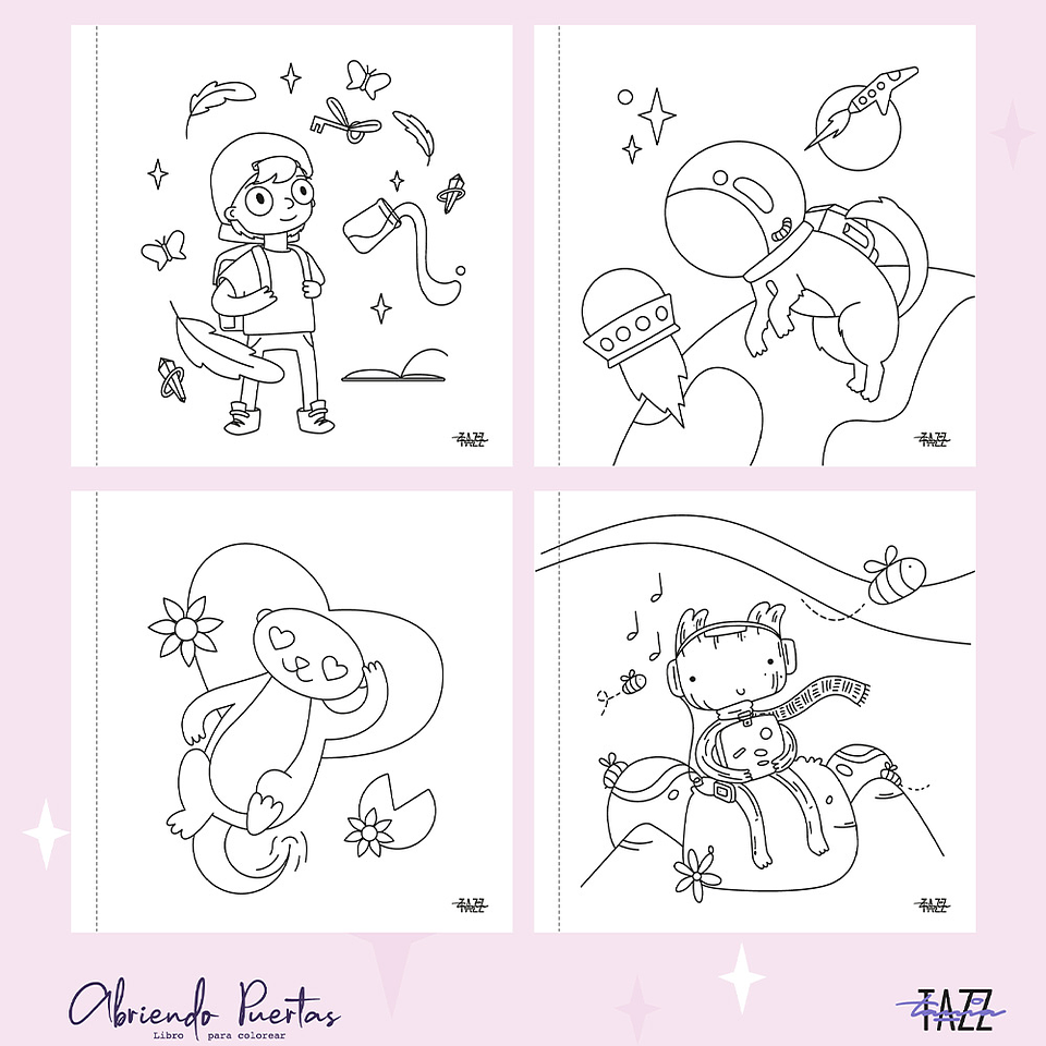 LIBRO PARA COLOREAR ABRIENDO PUERTAS 2