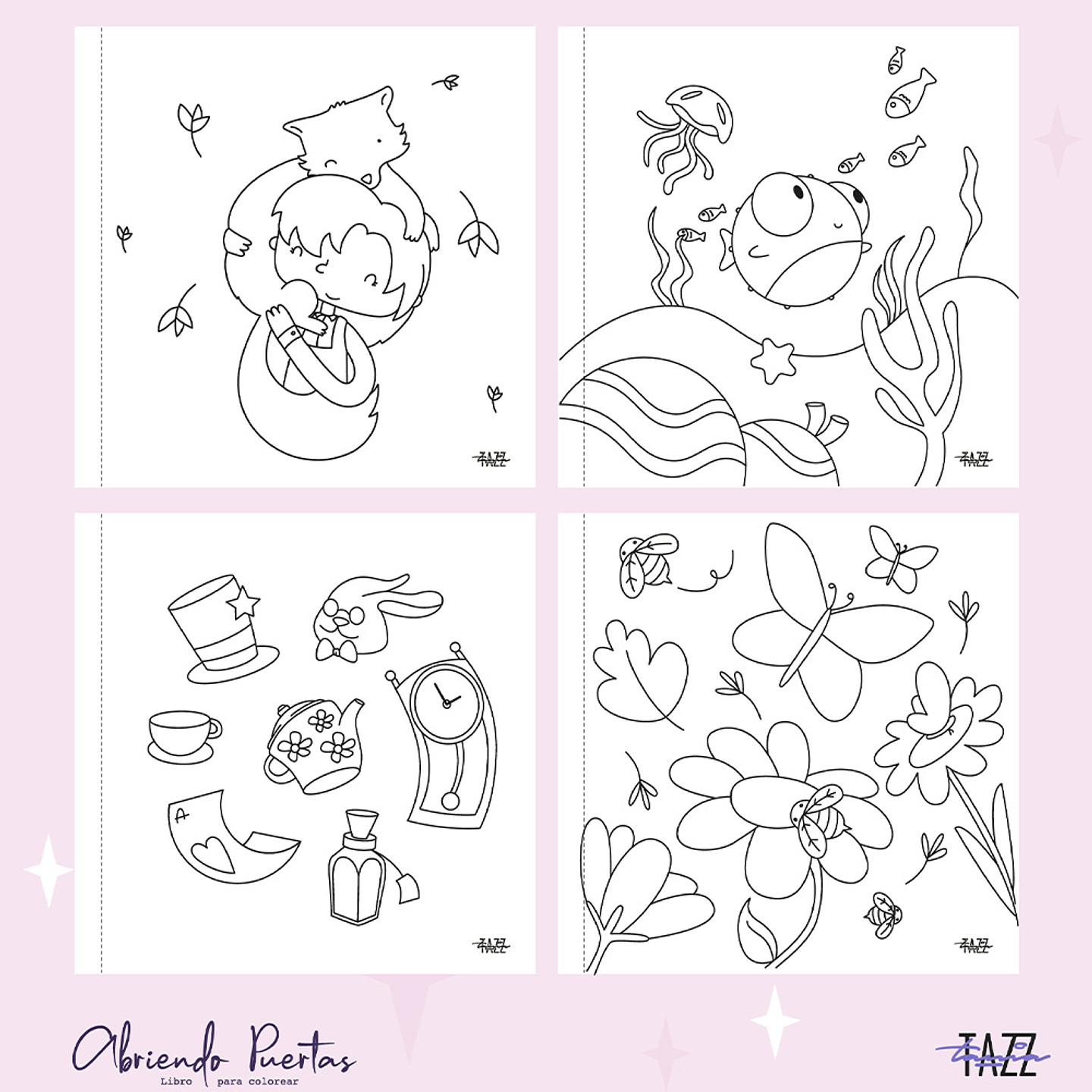 LIBRO PARA COLOREAR ABRIENDO PUERTAS 6