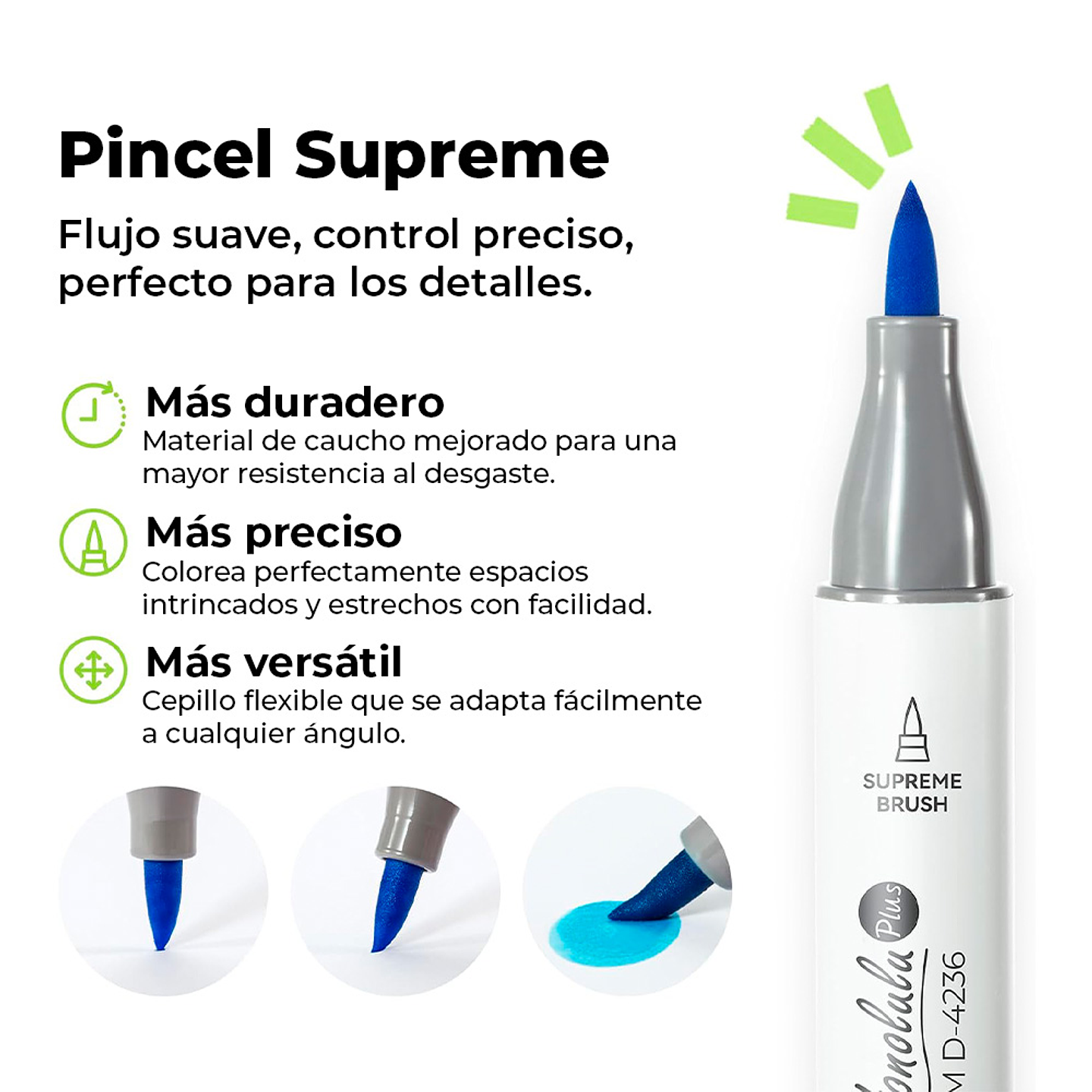 Ohuhu 24 Marcadores de Alcohol Pincel Supreme y Biselada 2