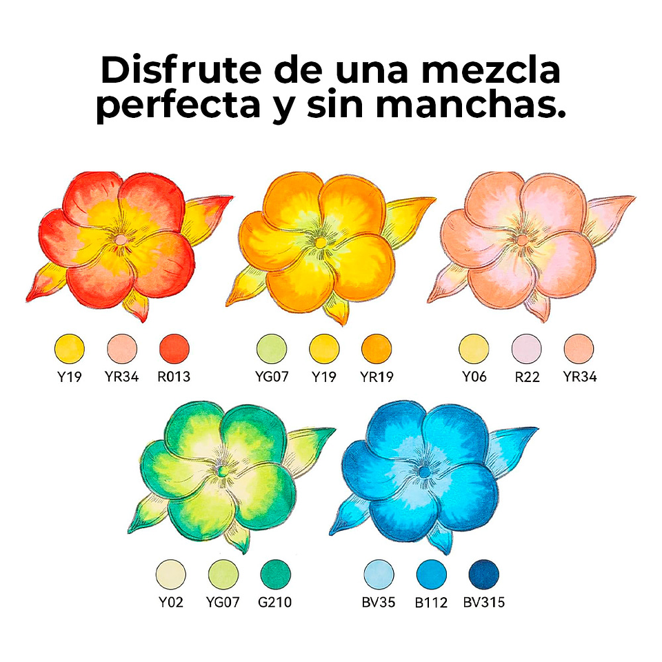 Ohuhu 36 Marcadores de Alcohol  Pincel Supreme y Biselada 3