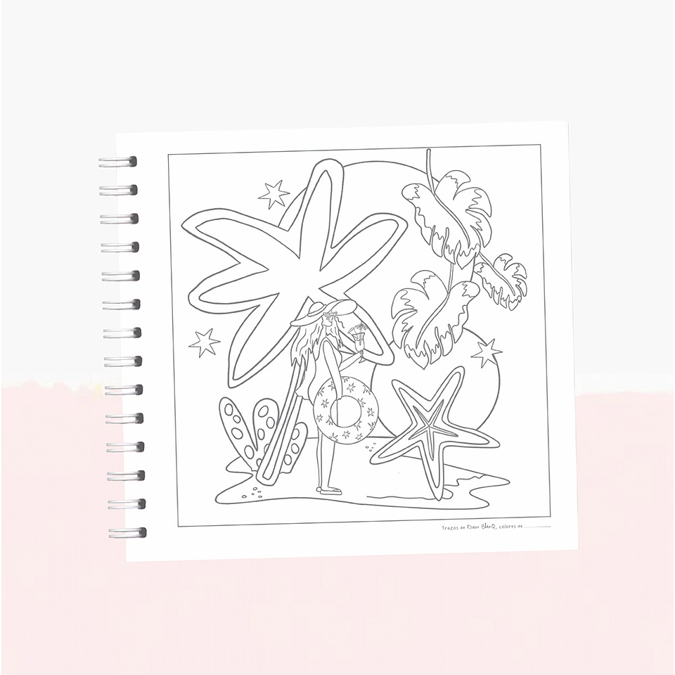 COLORING BOOK HELLO SUMMER 5