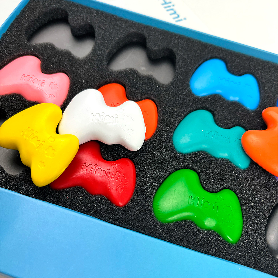 BLOCK PARA COLOREAR DINOS + HIMI CRAYÓN DE NUBE 12 COLORES 5