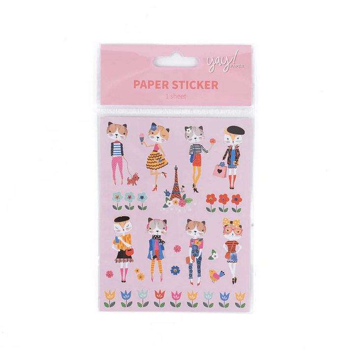 STICKERS GATITA EN PARIS 2