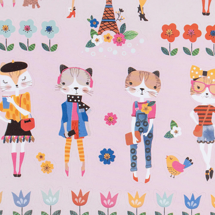 STICKERS GATITA EN PARIS 3