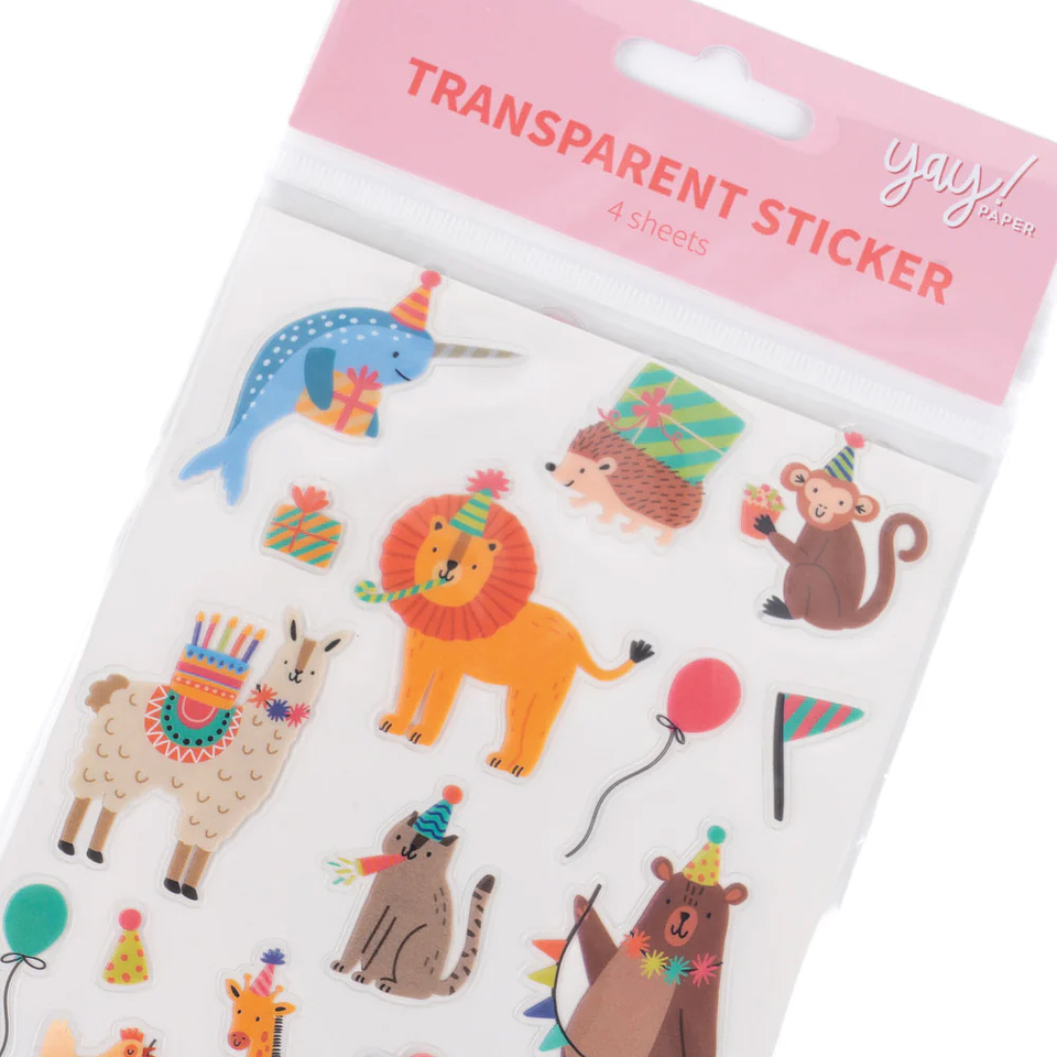 STICKERS 4 HOJAS ANIMALES 1