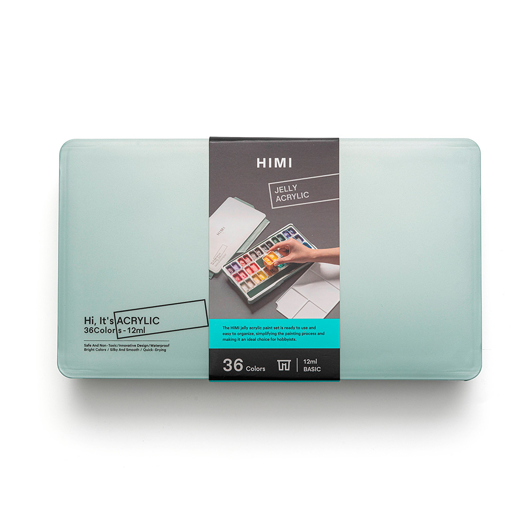 Himi Set Pintura Acrílica Twin Cup 12 ml 36 Colores 6