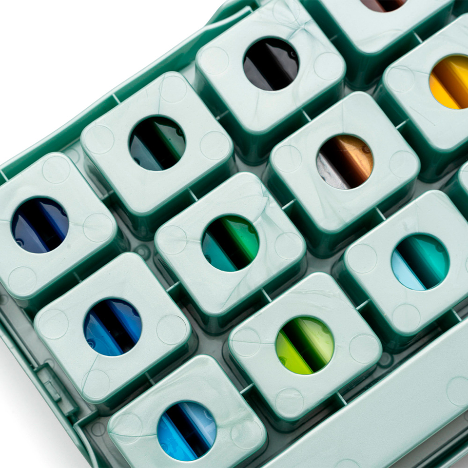 Himi Set Pintura Acrílica Twin Cup 12 ml 36 Colores 7