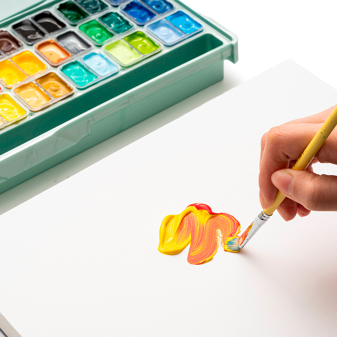 Himi Set Pintura Acrílica Twin Cup 12 ml 36 Colores 8