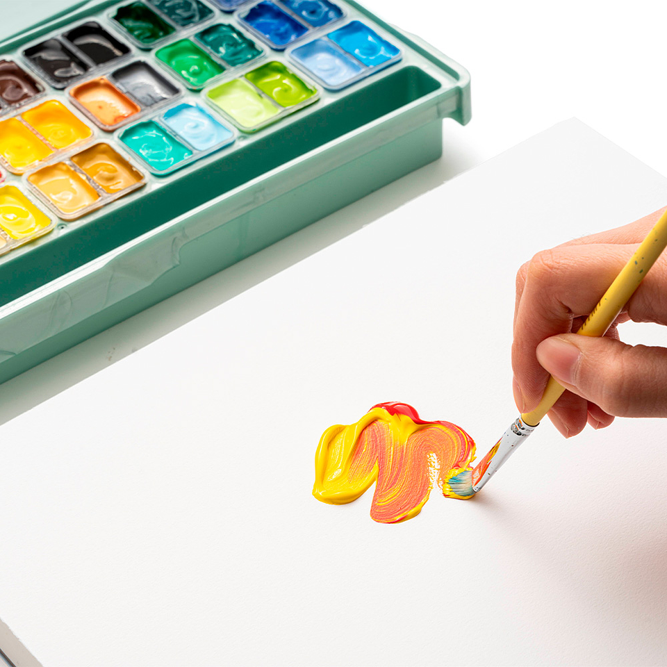 Himi Set Pintura Acrílica Twin Cup 12 ml 36 Colores 8