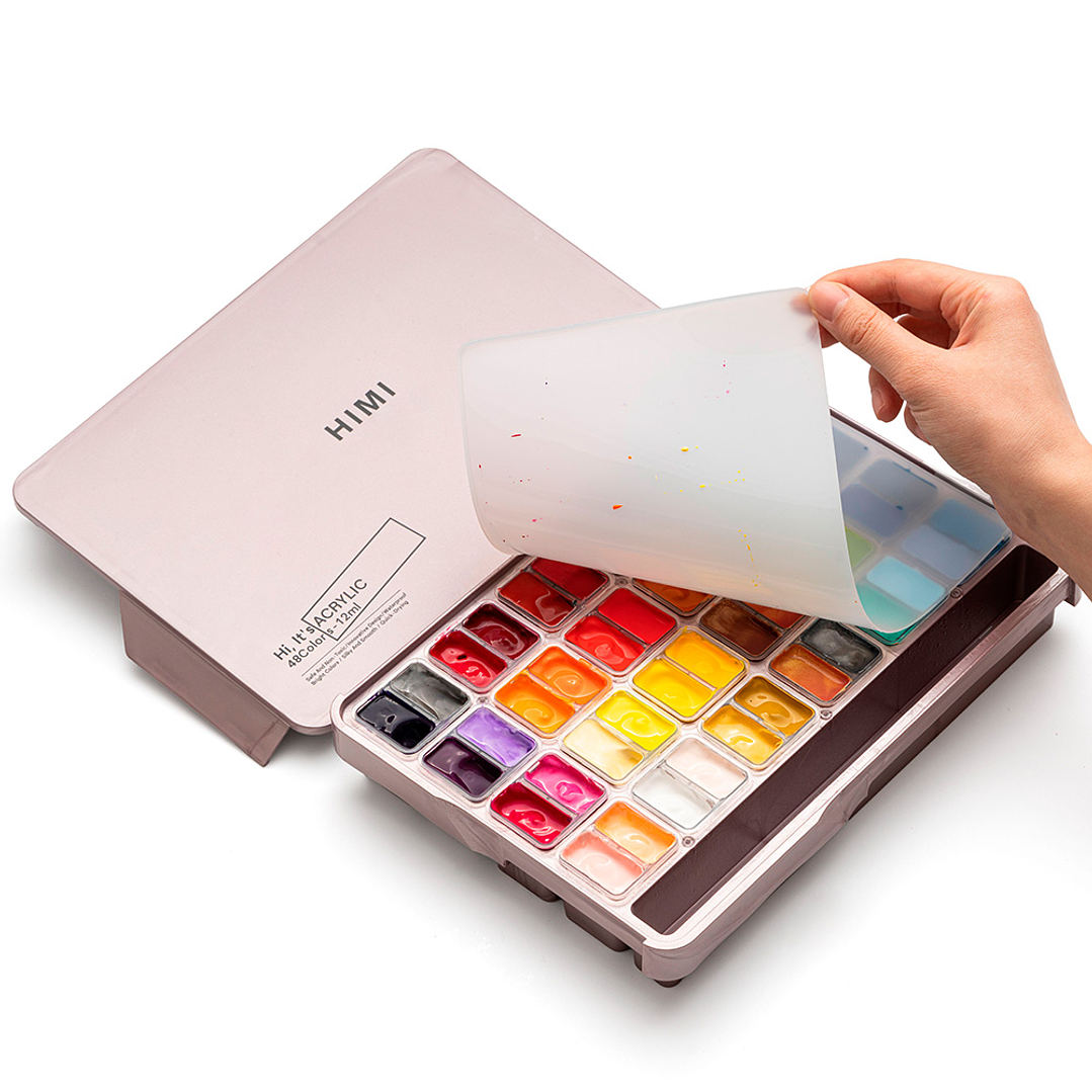 Himi Set Pintura Acrílica Twin Cup 12 ml 48 Colores 4