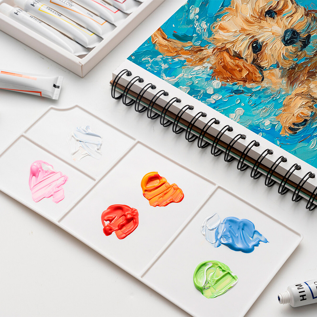 HIMI Set de 36 Tubos de Pintura Gouache 12ml 5