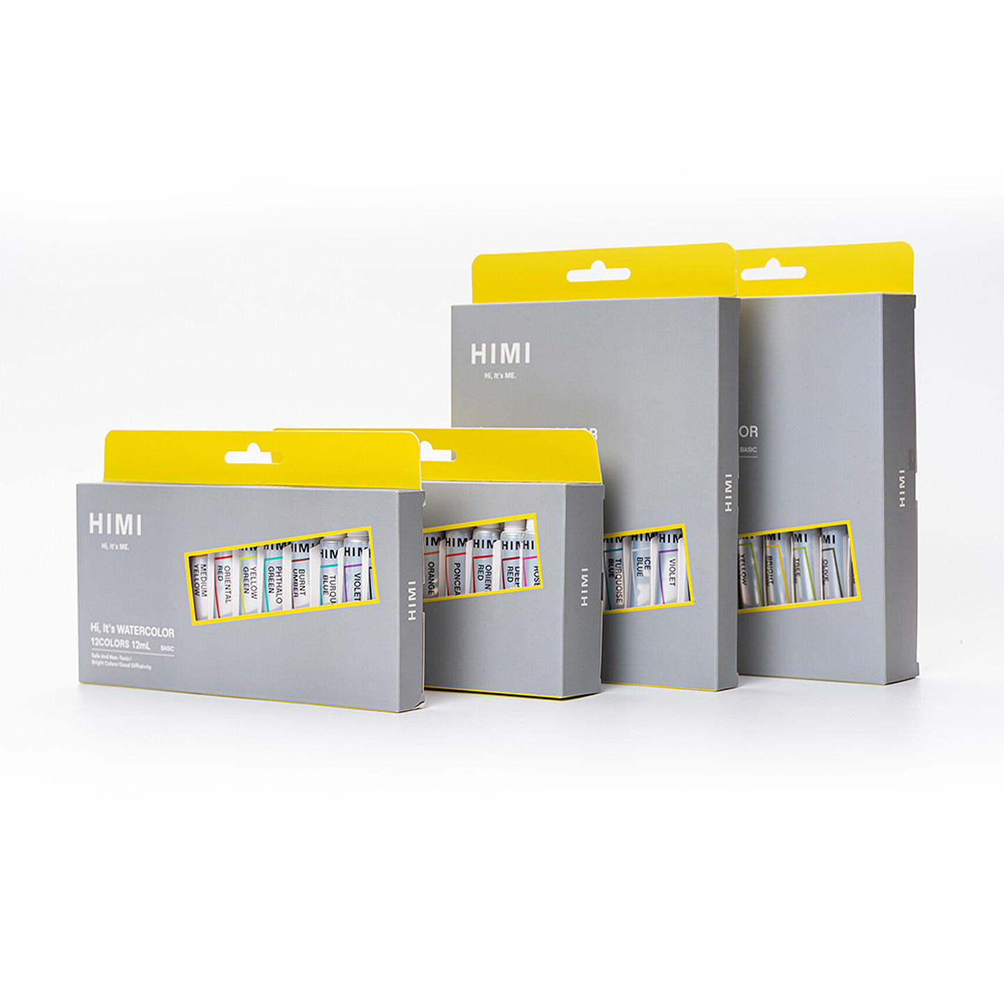 HIMI Set Tubos de Acuarela 12 ml 18 Colores 4