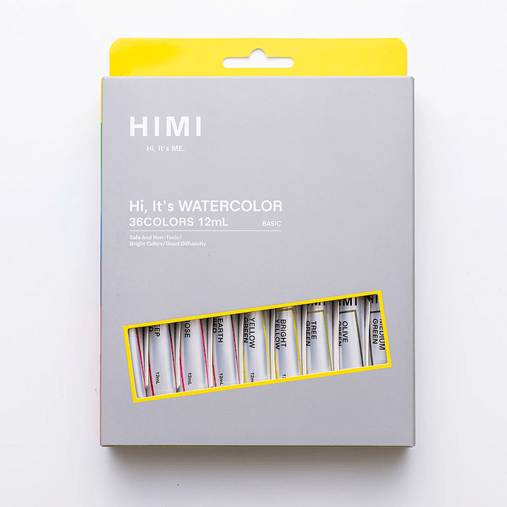 HIMI Set Tubos de Acuarela 12 ml 36 Colores 2