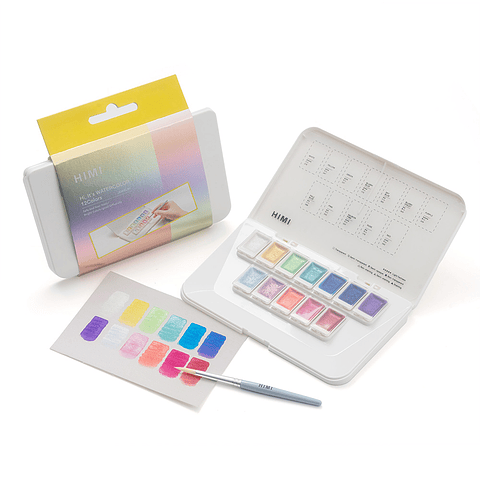 HIMI set de Acuarela Metalizada 12 colores selección Joyeria