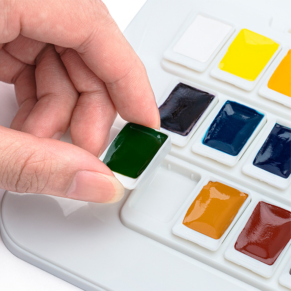 MIYA SET DE ACUARELA 36 COLORES ORIGINAL PREMIER 2