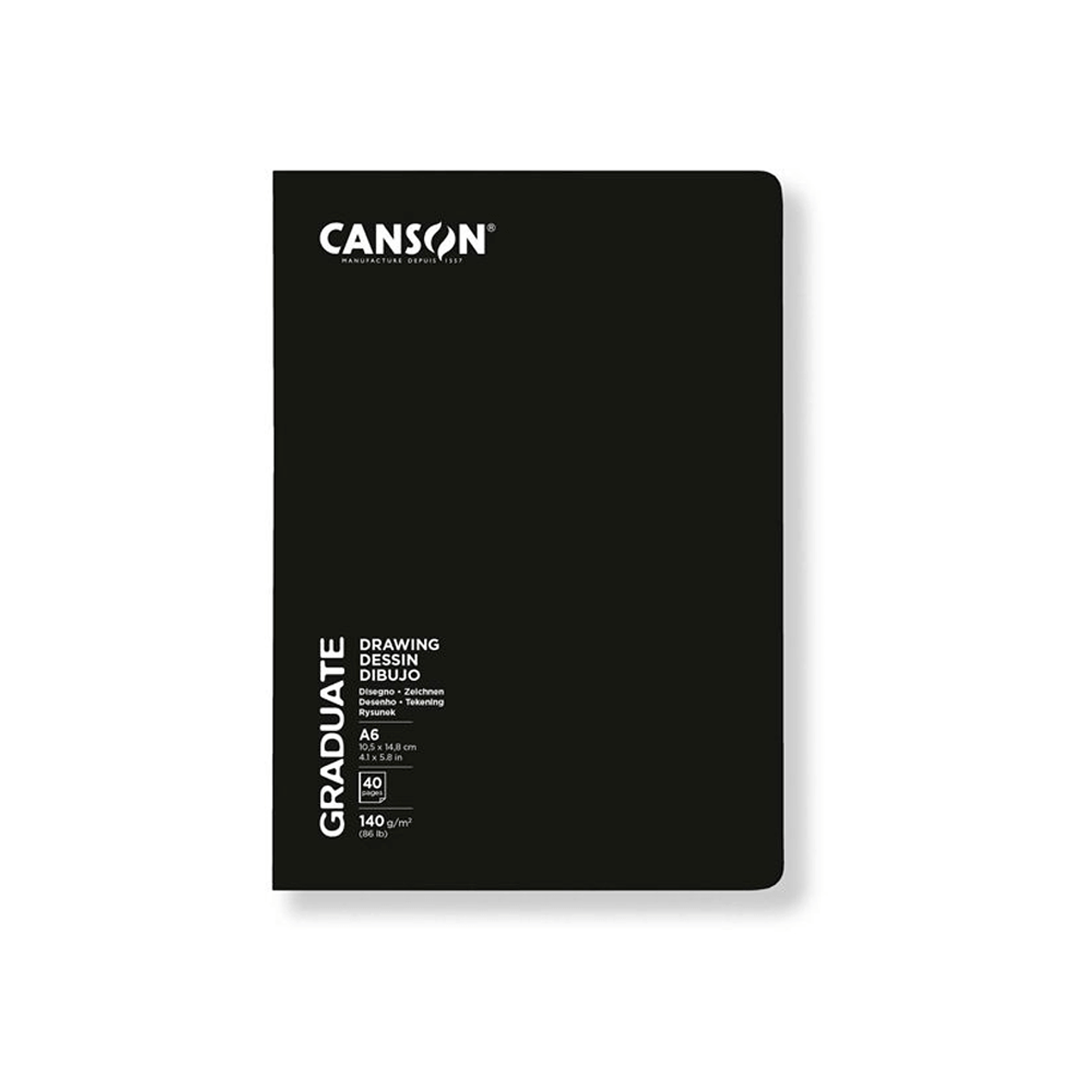 CANSON GRADUATE SKETCH & DRAWING FINO 140G A6 1