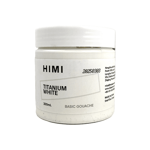 Himi Pote de Gouache Blanco Titanio 200ml