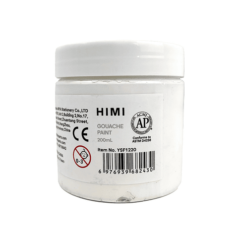 Himi Pote de Gouache Blanco Titanio 200ml