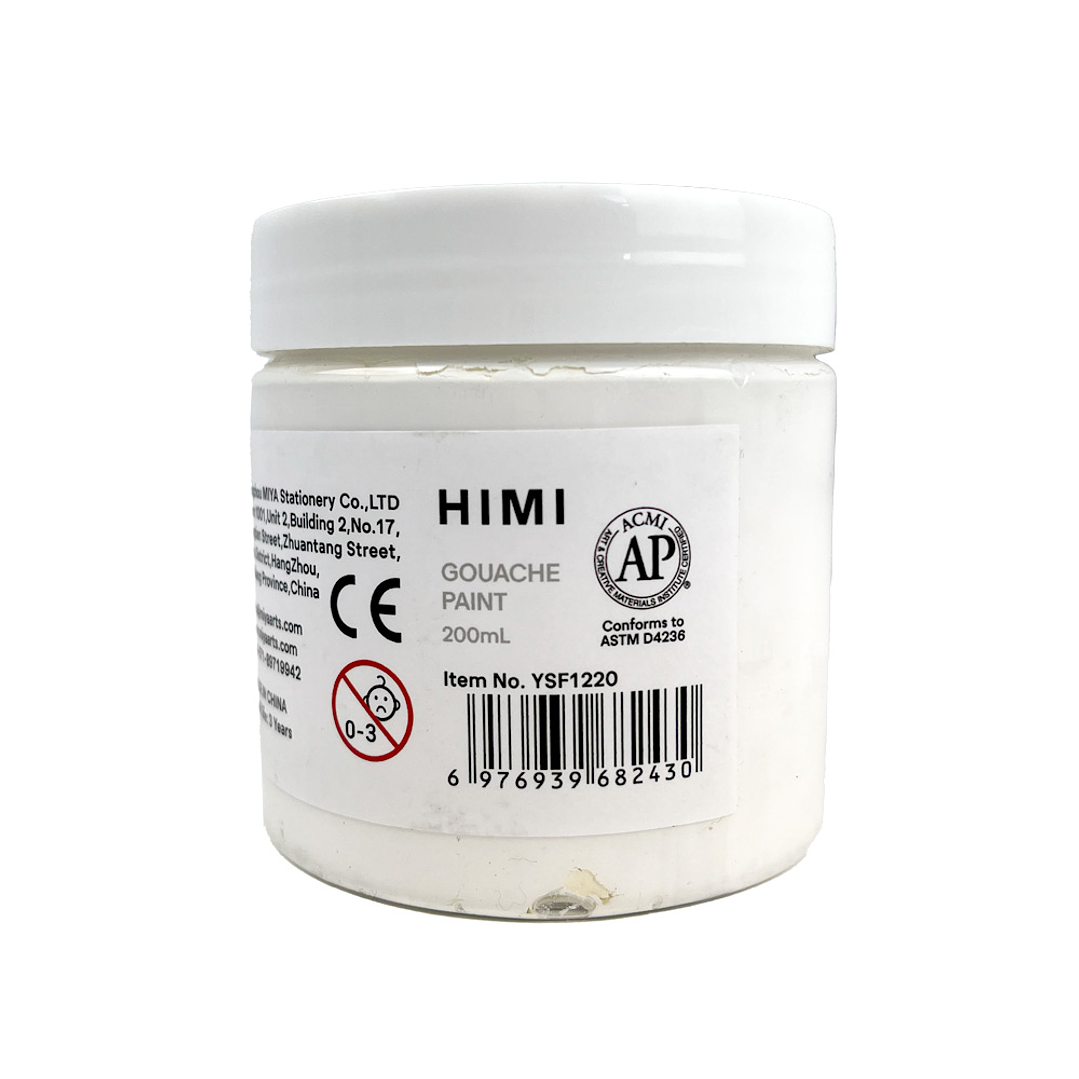 Himi Pote de Gouache Blanco Titanio 200ml 2