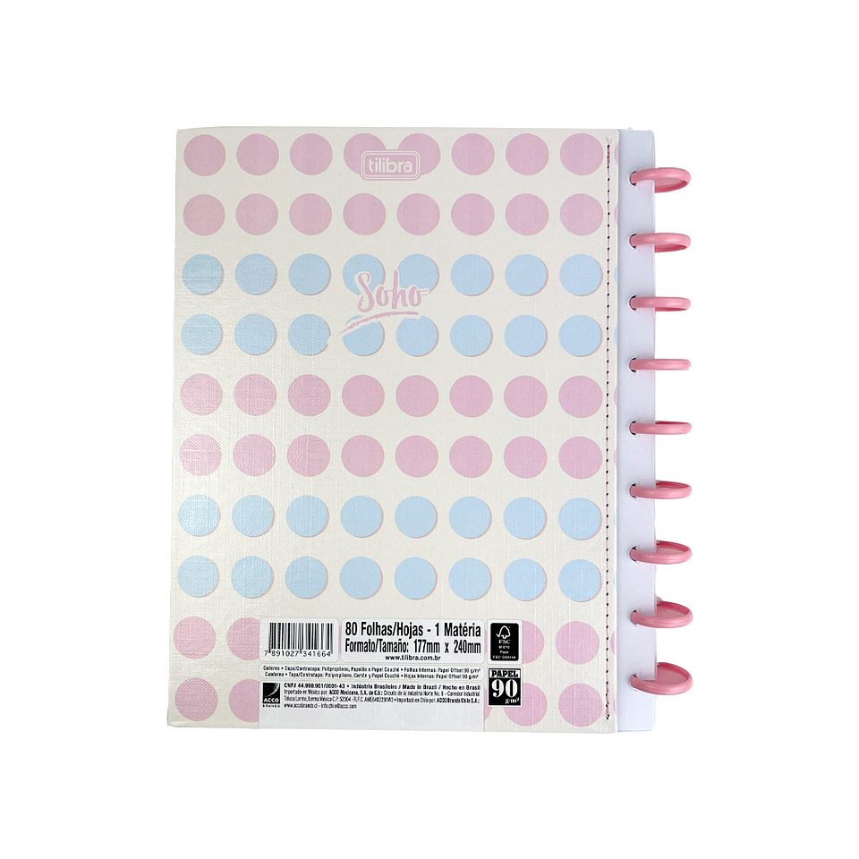 TILIDISCO COLEGIAL SOHO 80 H 1 M 90G 3