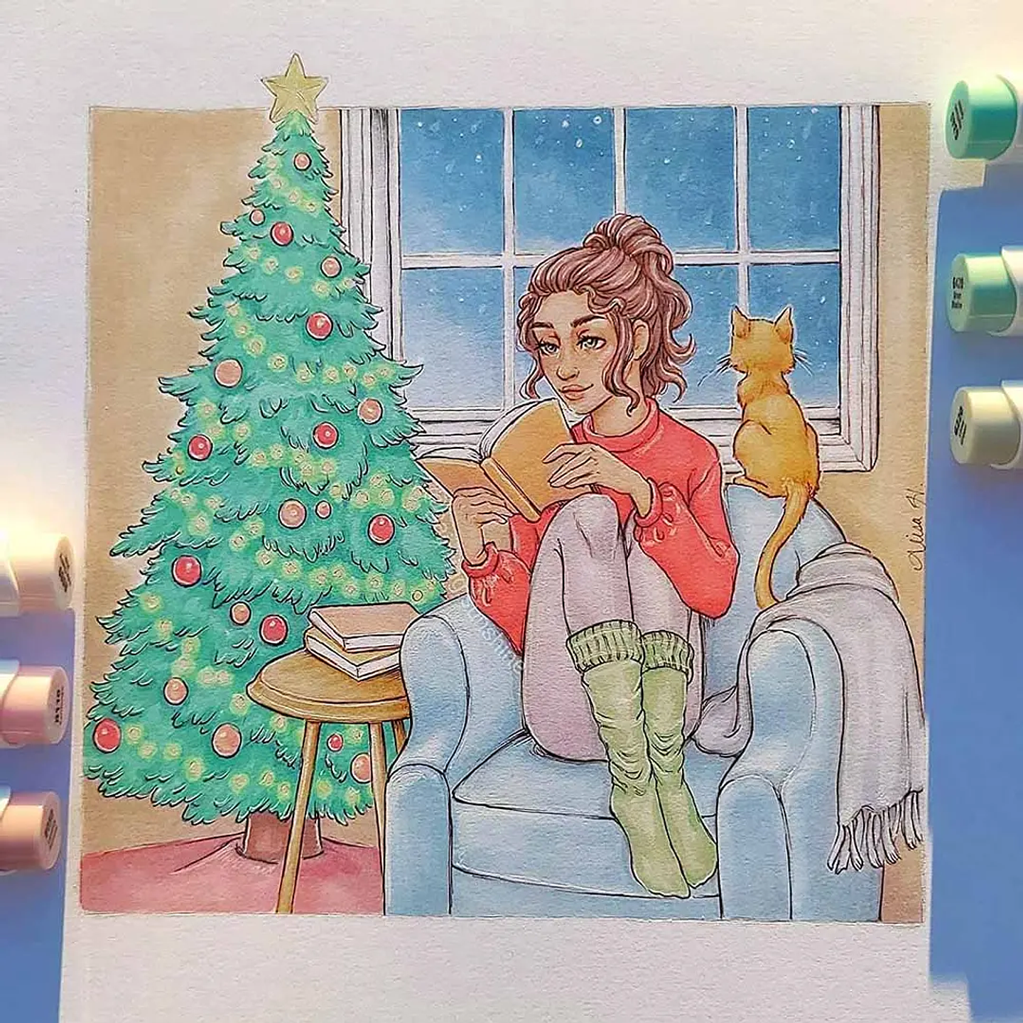 OHUHU 216 MARCADORES + 1 BLENDER PINCEL & BISELADA 6