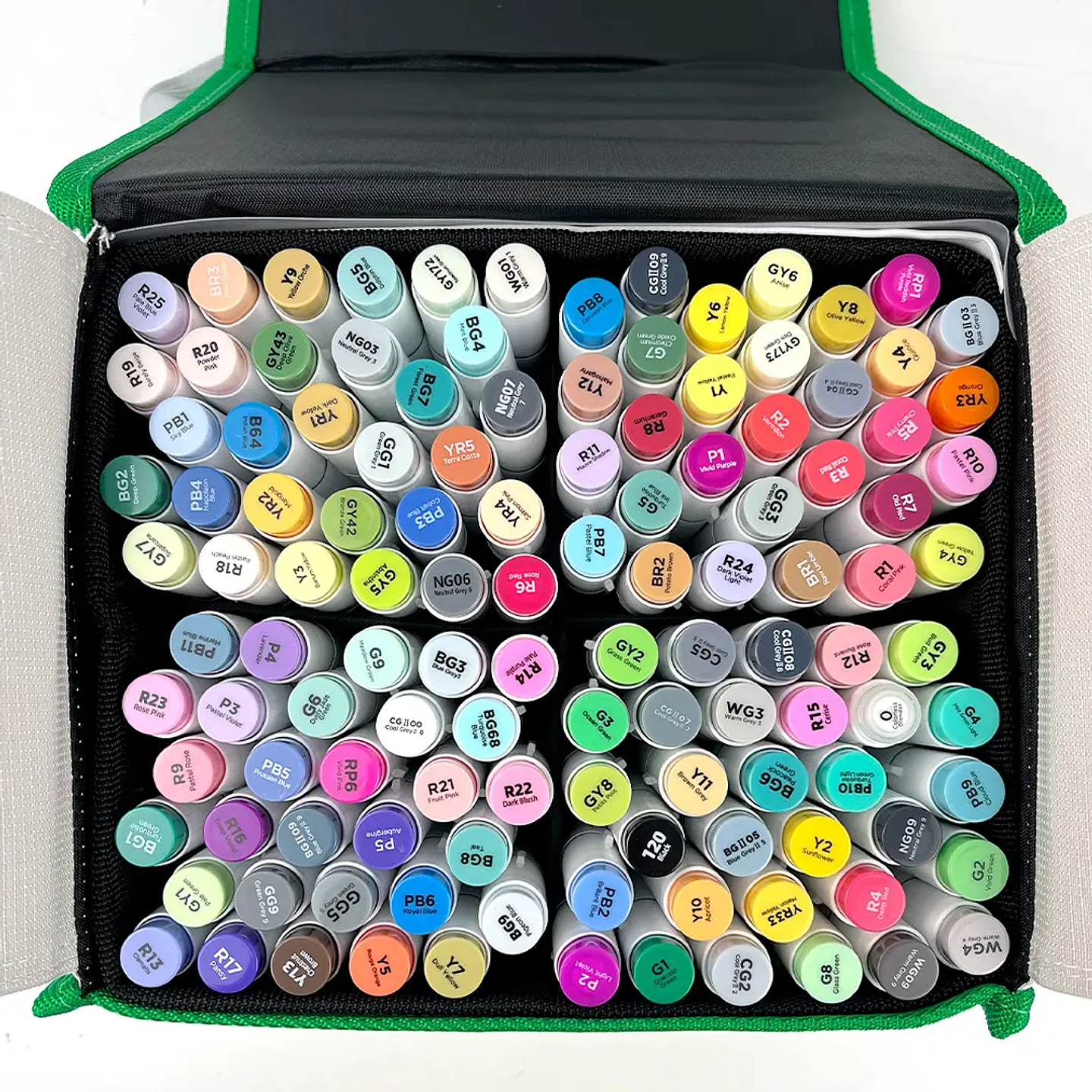 OHUHU 120 MARCADORES + 1 BLENDER PINCEL Y BISELADA  2