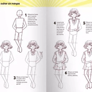 CÓMO DIBUJAR MANGA KAWAII MODA 