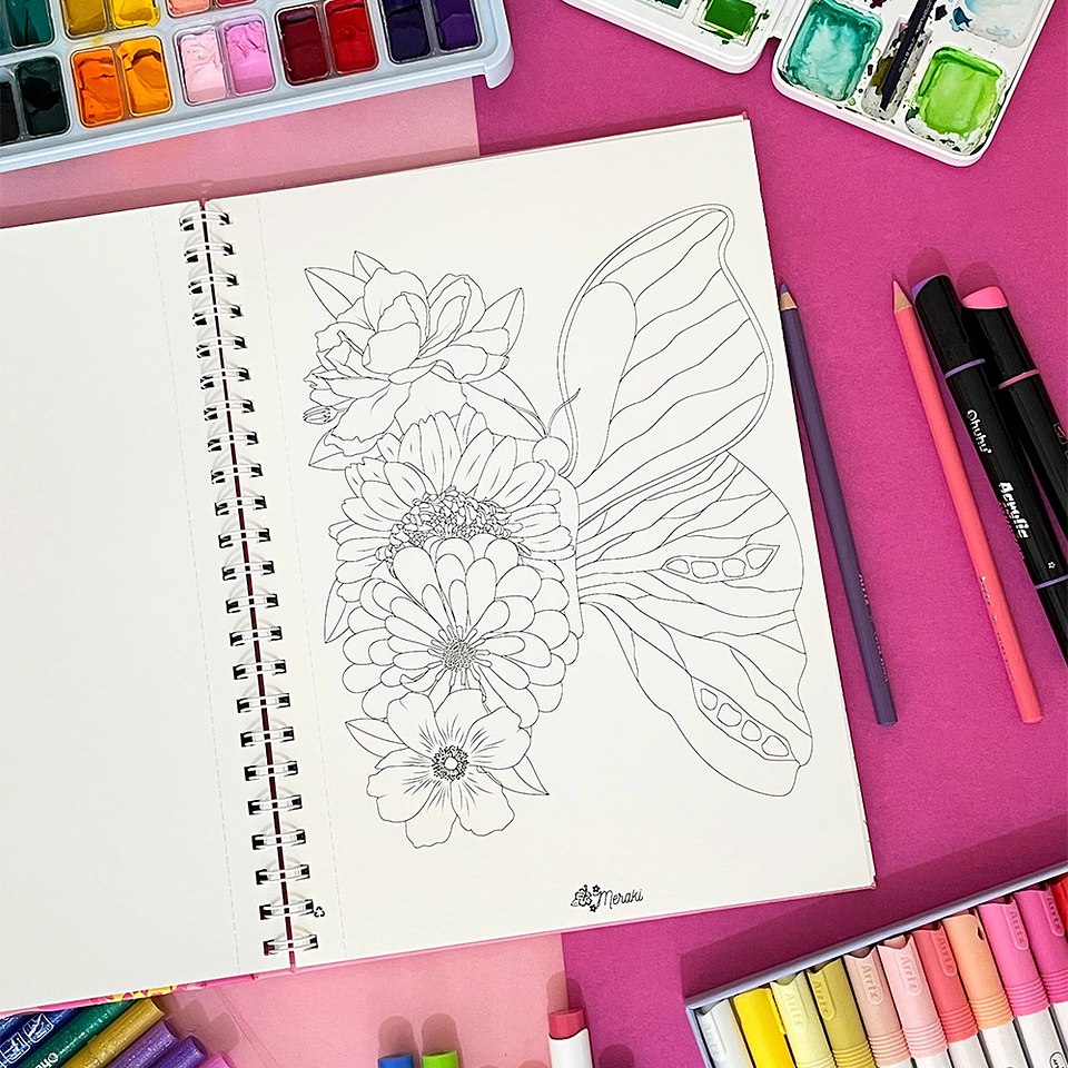 LIBRO PARA COLOREAR AFLORARTE 5