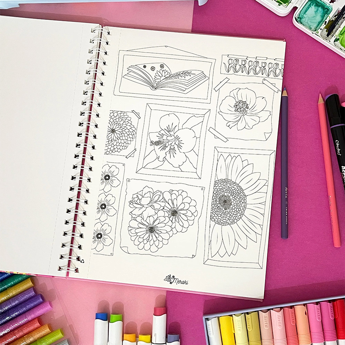 LIBRO PARA COLOREAR AFLORARTE 8