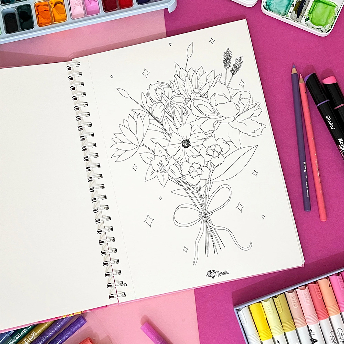 LIBRO PARA COLOREAR AFLORARTE 9