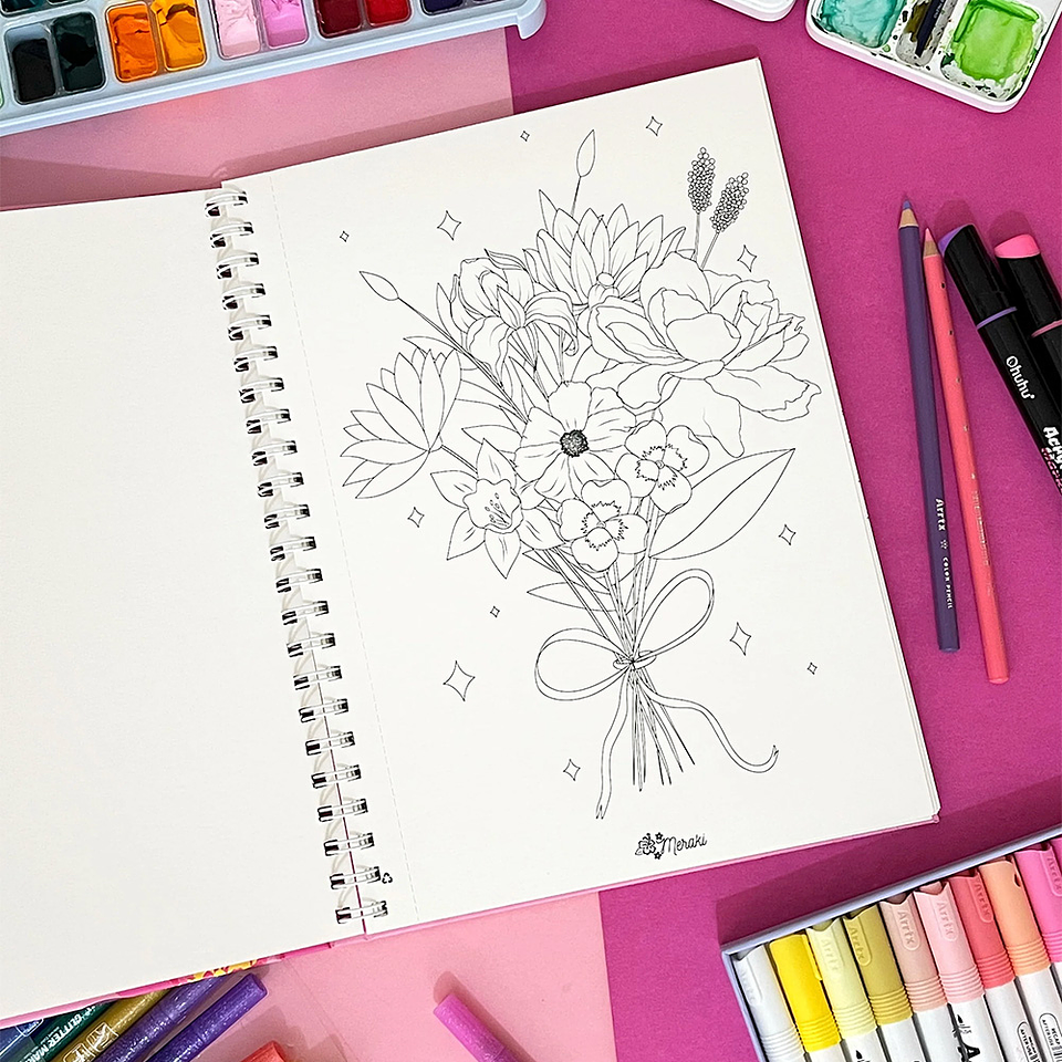 LIBRO PARA COLOREAR AFLORARTE 9