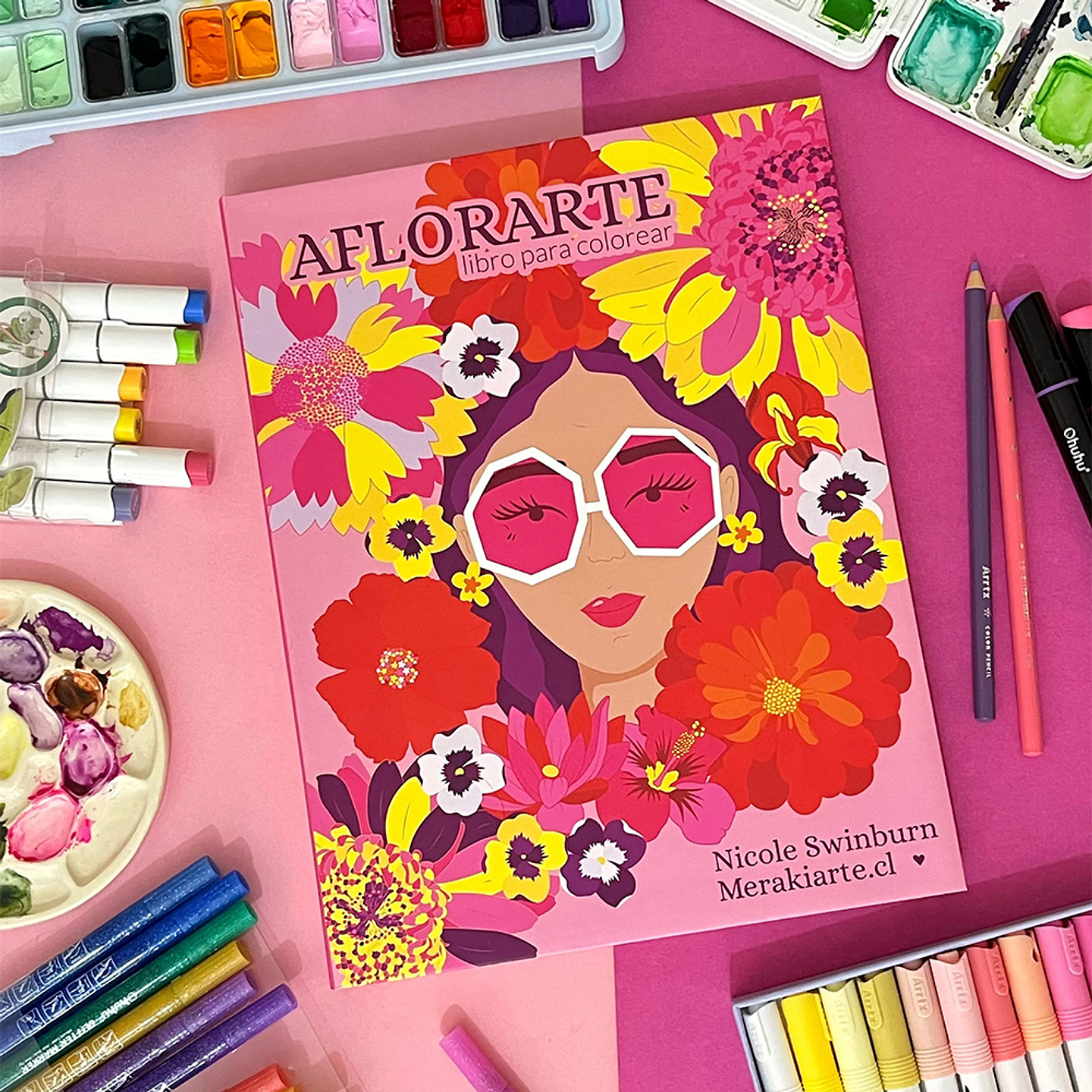 LIBRO PARA COLOREAR AFLORARTE 1