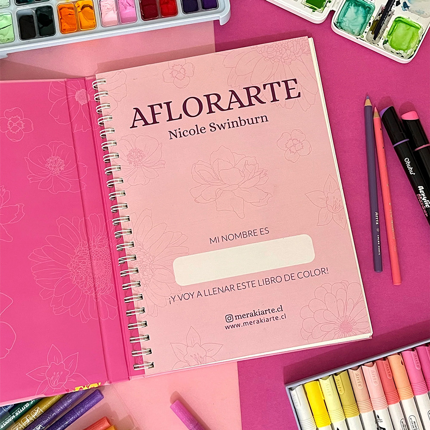 LIBRO PARA COLOREAR AFLORARTE 2